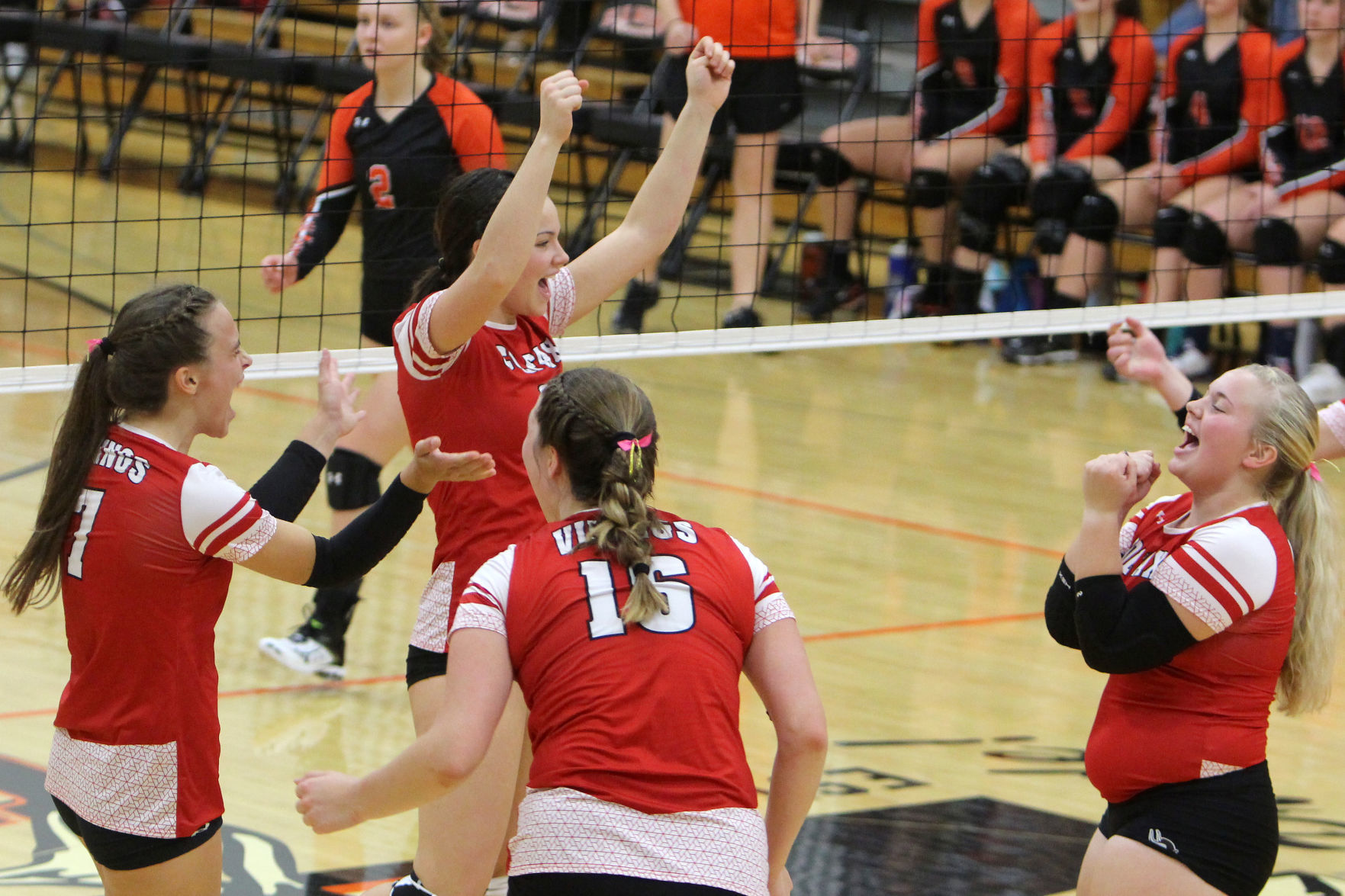 Colfax at Elk Mound volleyball 10-17-19